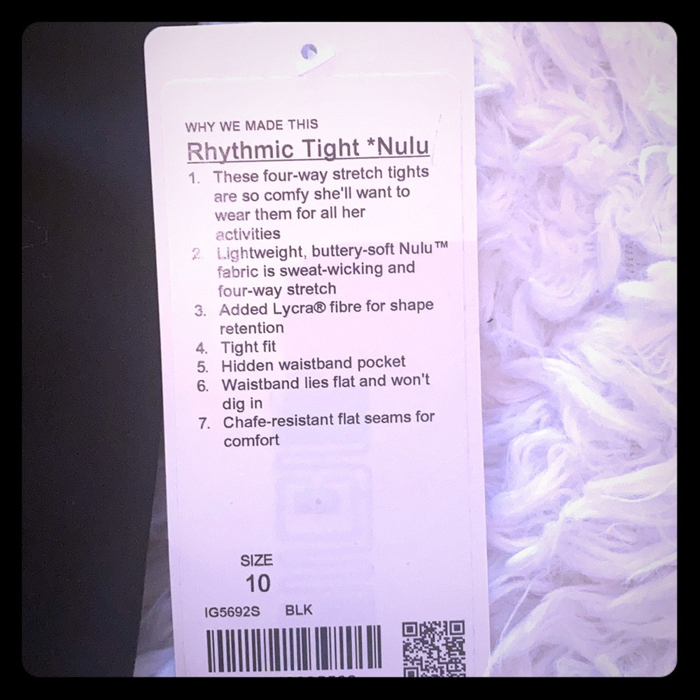 Lululemon black tights